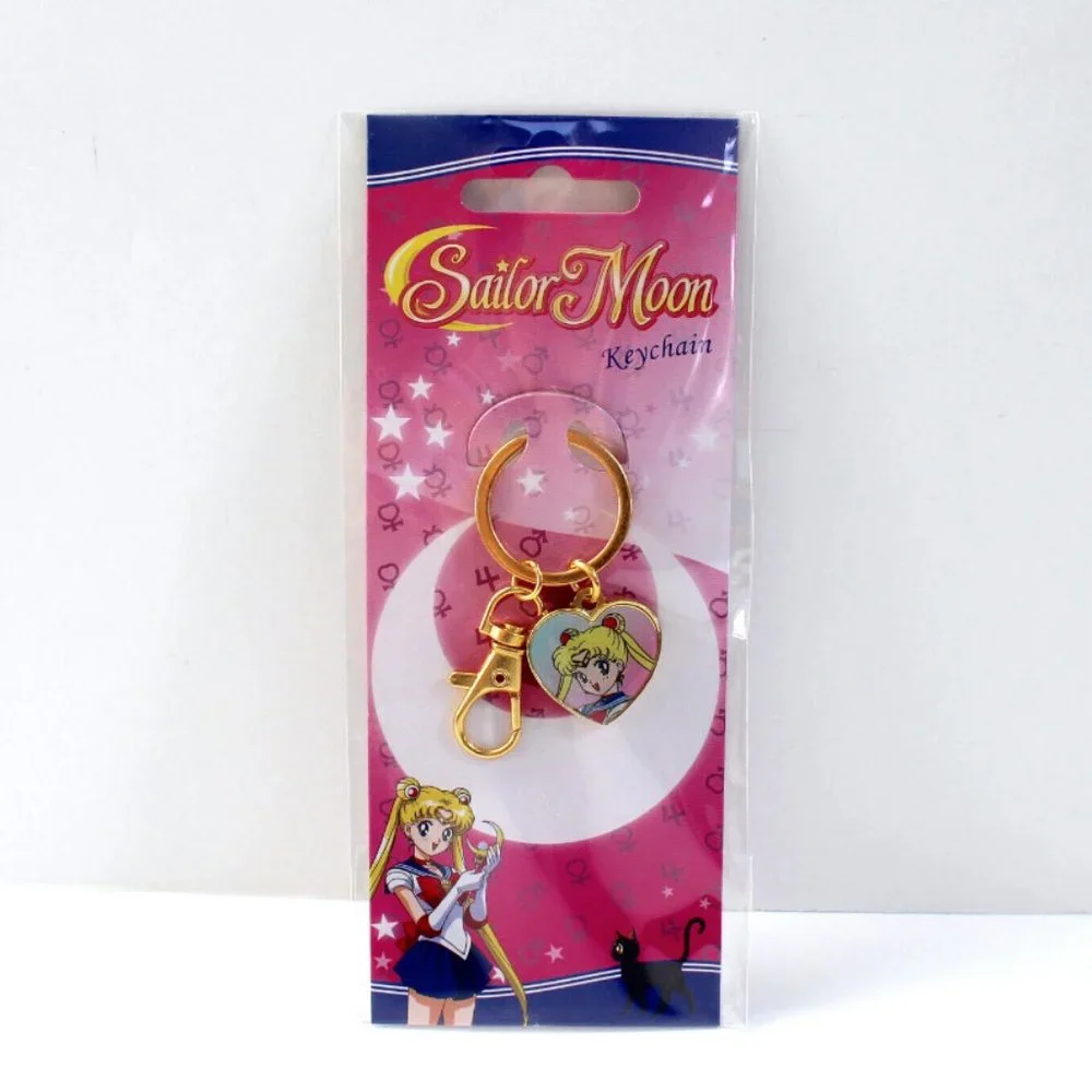 Sailor Moon Heart Charm Keychain